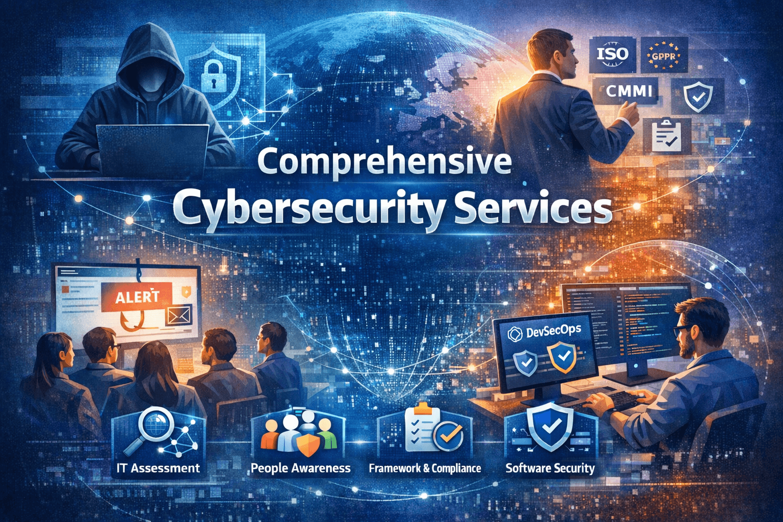 บริการ Cybersecurity ครบวงจร มีอะไรบ้าง และองค์กรควรเริ่มจากตรงไหน